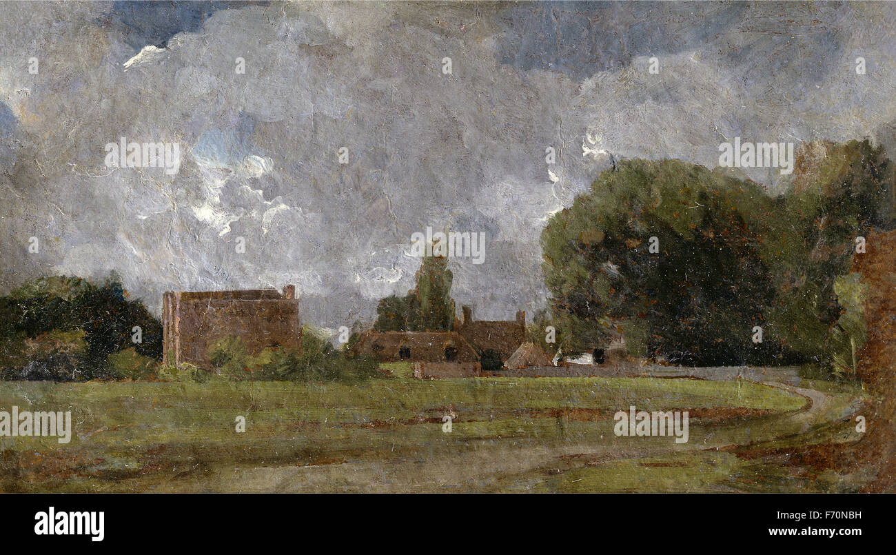 John Constable - Golding Constable's House, East Bergholt   the Artist's birthplace Stock Photo