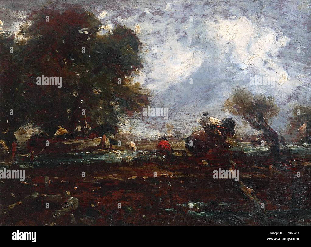 John Constable - The Leaping Horse Stock Photo