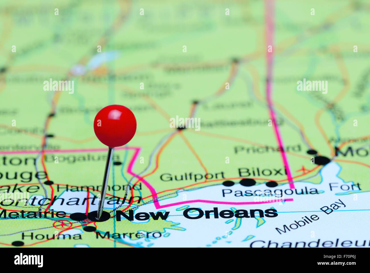 Map of new orleans hires stock photography and images Alamy