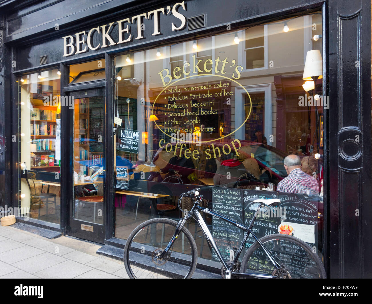Beckett's Coffee shop in Skinner Street Whitby North Yorkshire England