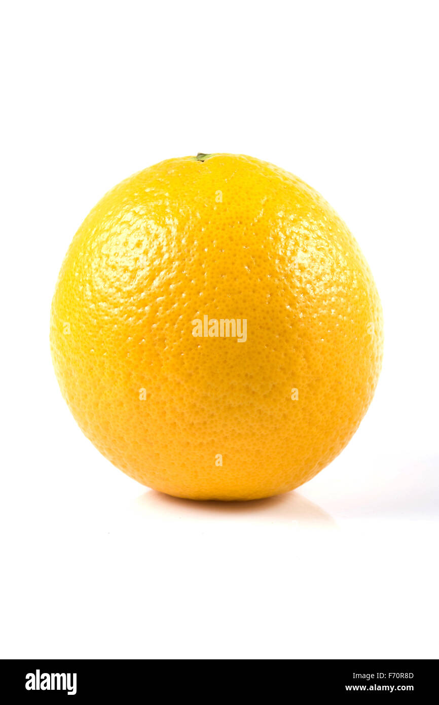Lemon fruit on white background Stock Photo