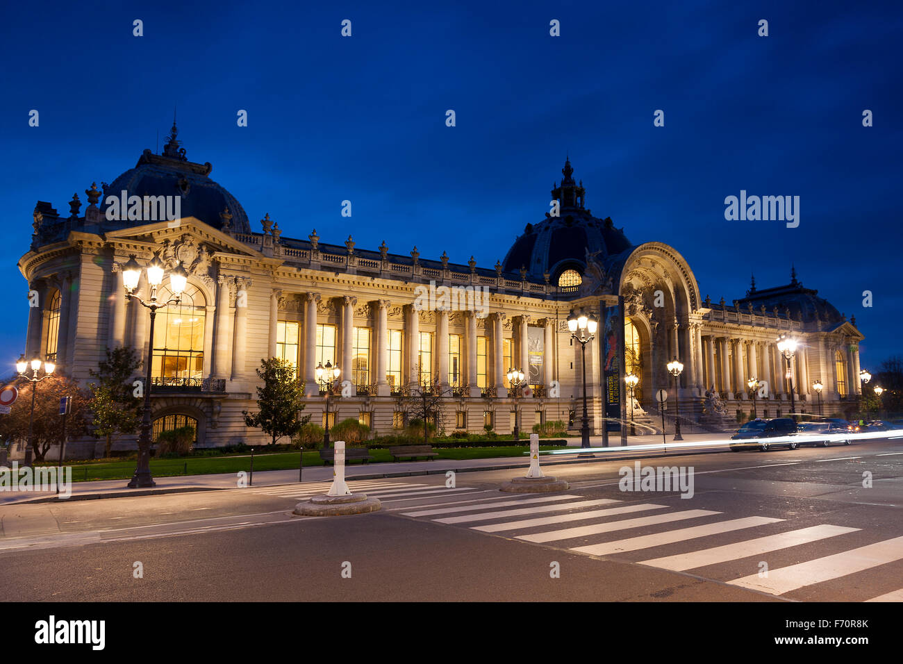 The facade of the Petit Palais, Museum of Fine Arts, Avenue Winston Churchill, Paris, Ile de France, France Stock Photo
