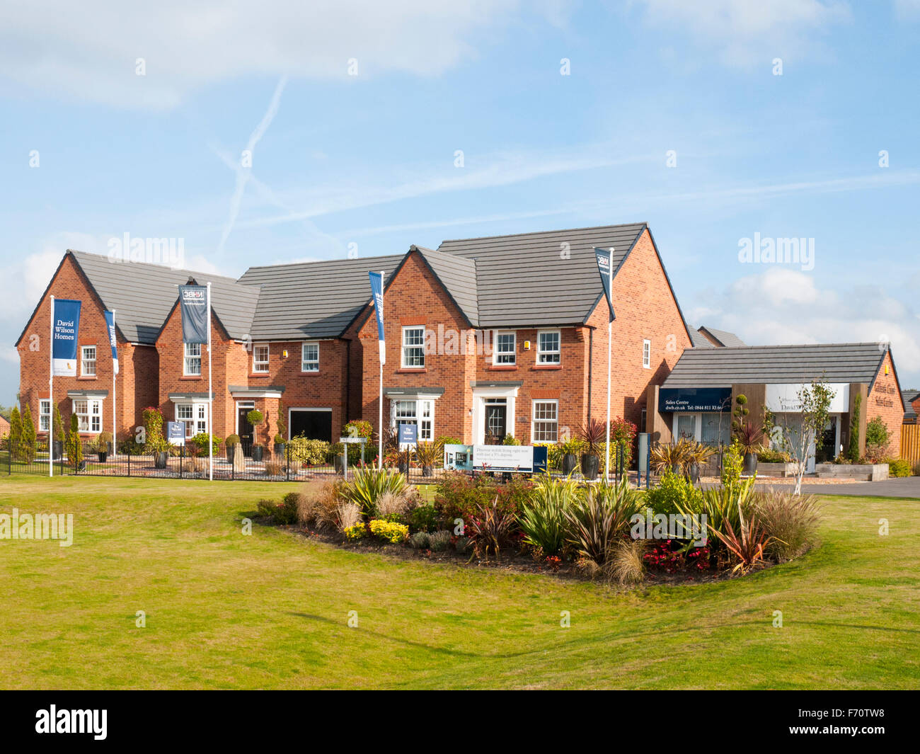 David Wilson Show homes, on the former Foden Truck makers site, in