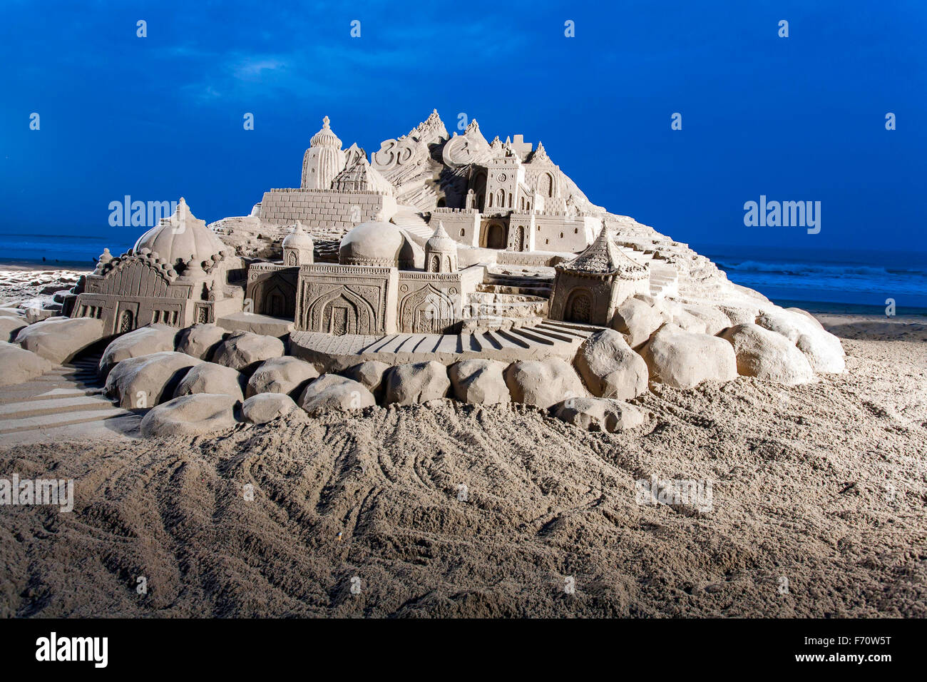 Sand art bhubaneswar, chennai, tamilnadu, india, asia Stock Photo - Alamy
