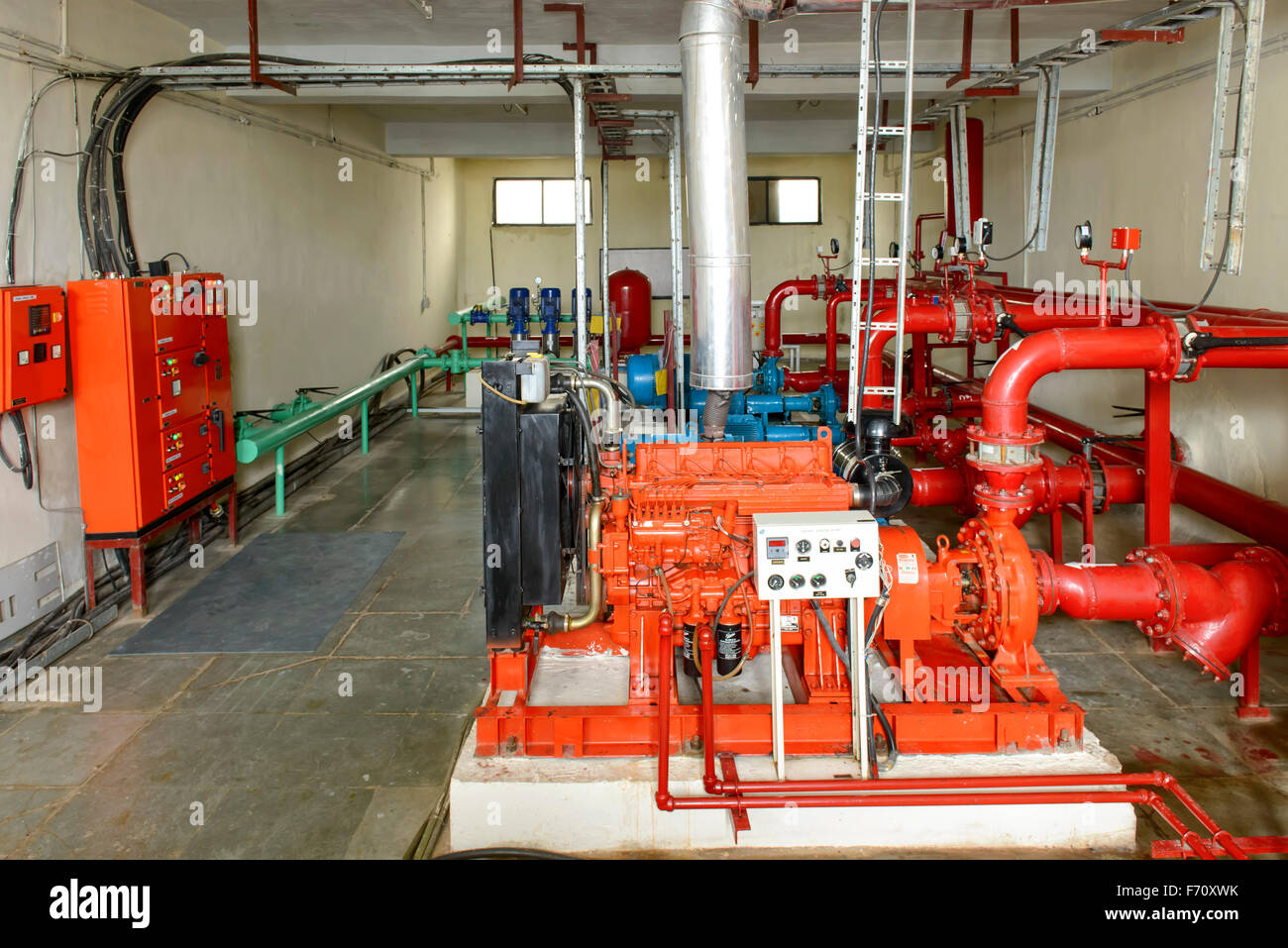 Fire hydrant pump controller, India, Asia Stock Photo - Alamy