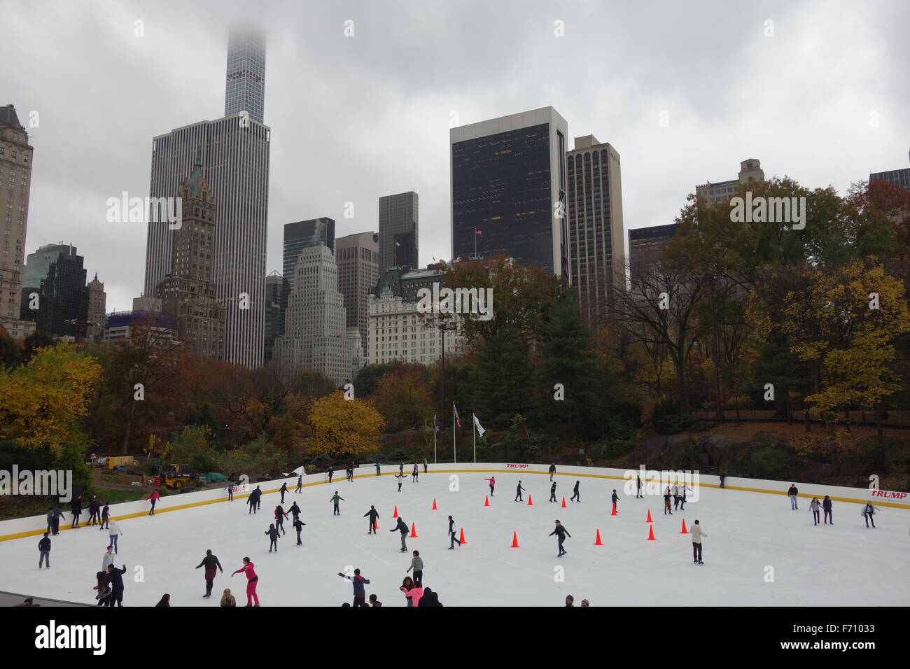 Ice Skating, Central Park, New York City, New York, USA Stock Photo Alamy
