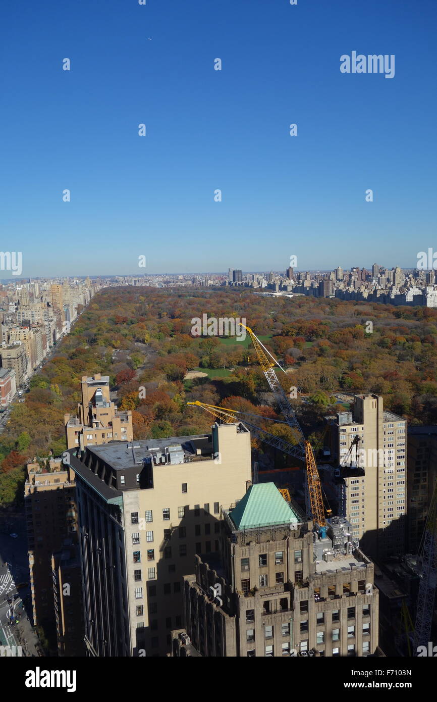 Aerial view Central Park, New York City, USA Stock Photo Alamy