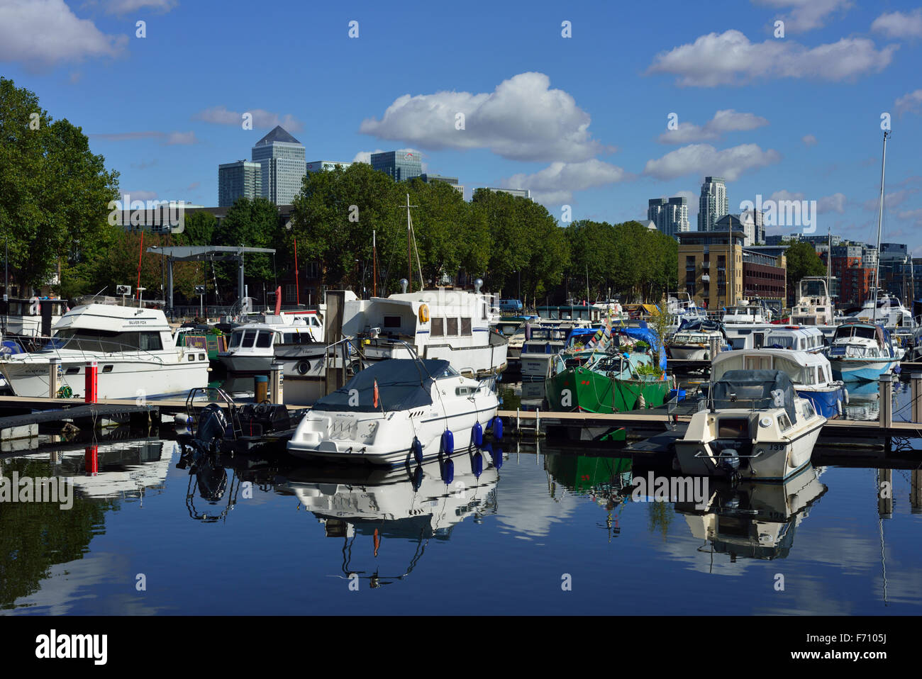 South Dock Marina, Greenland Dock, Rotherhithe, London SE16, United Kingdom Stock Photo