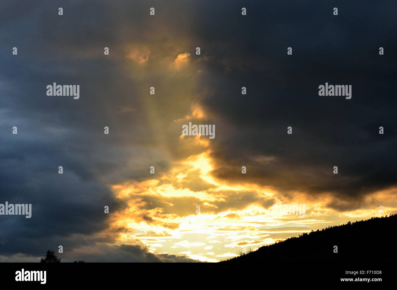 golden dawn sky Stock Photo Alamy