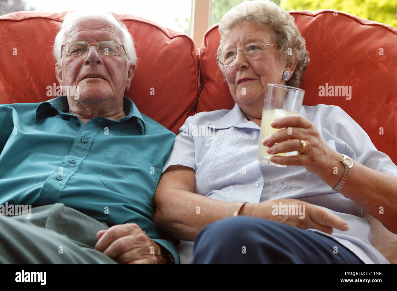 Elderly retired couple man hi-res stock photography and images - Alamy