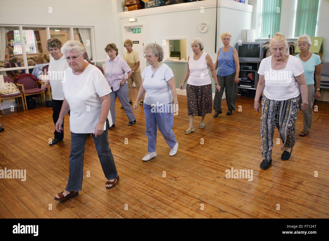 women-in-line-dancing-class-stock-photo-alamy