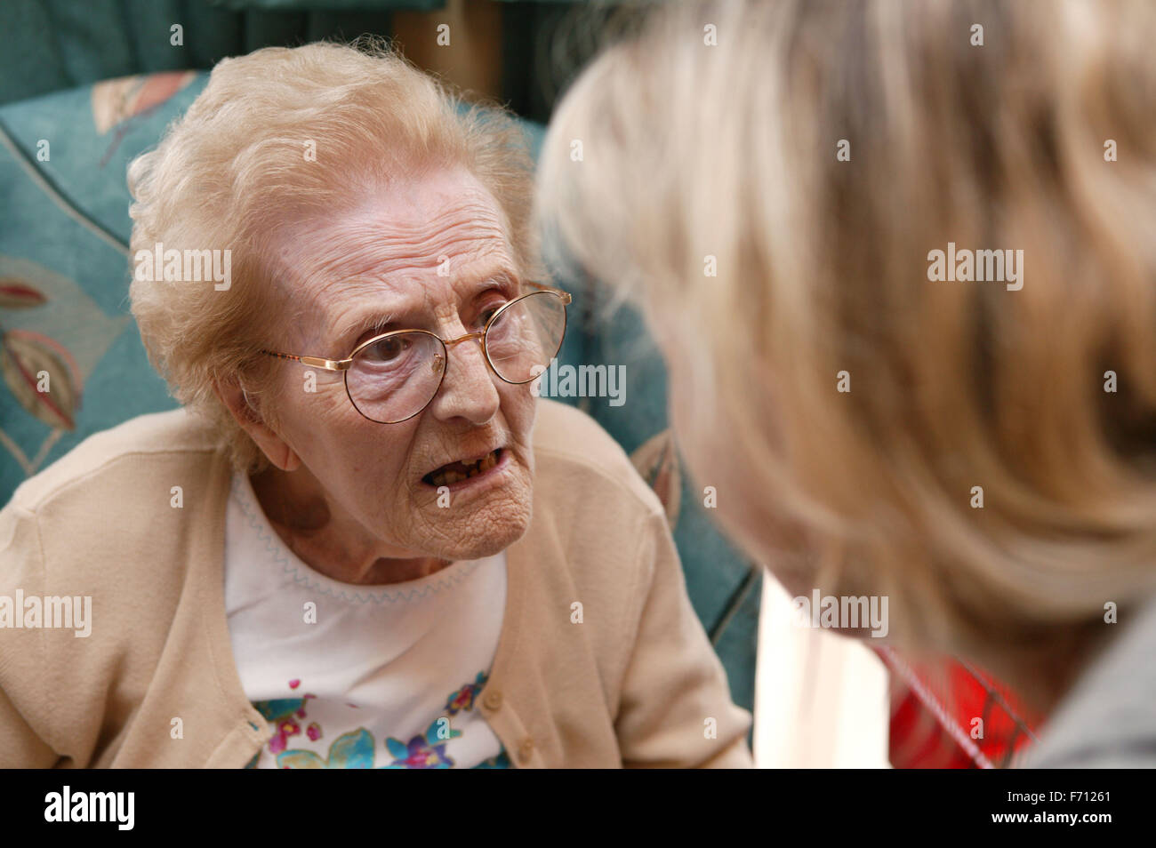 Care assistant old peoples home hi-res stock photography and images - Alamy