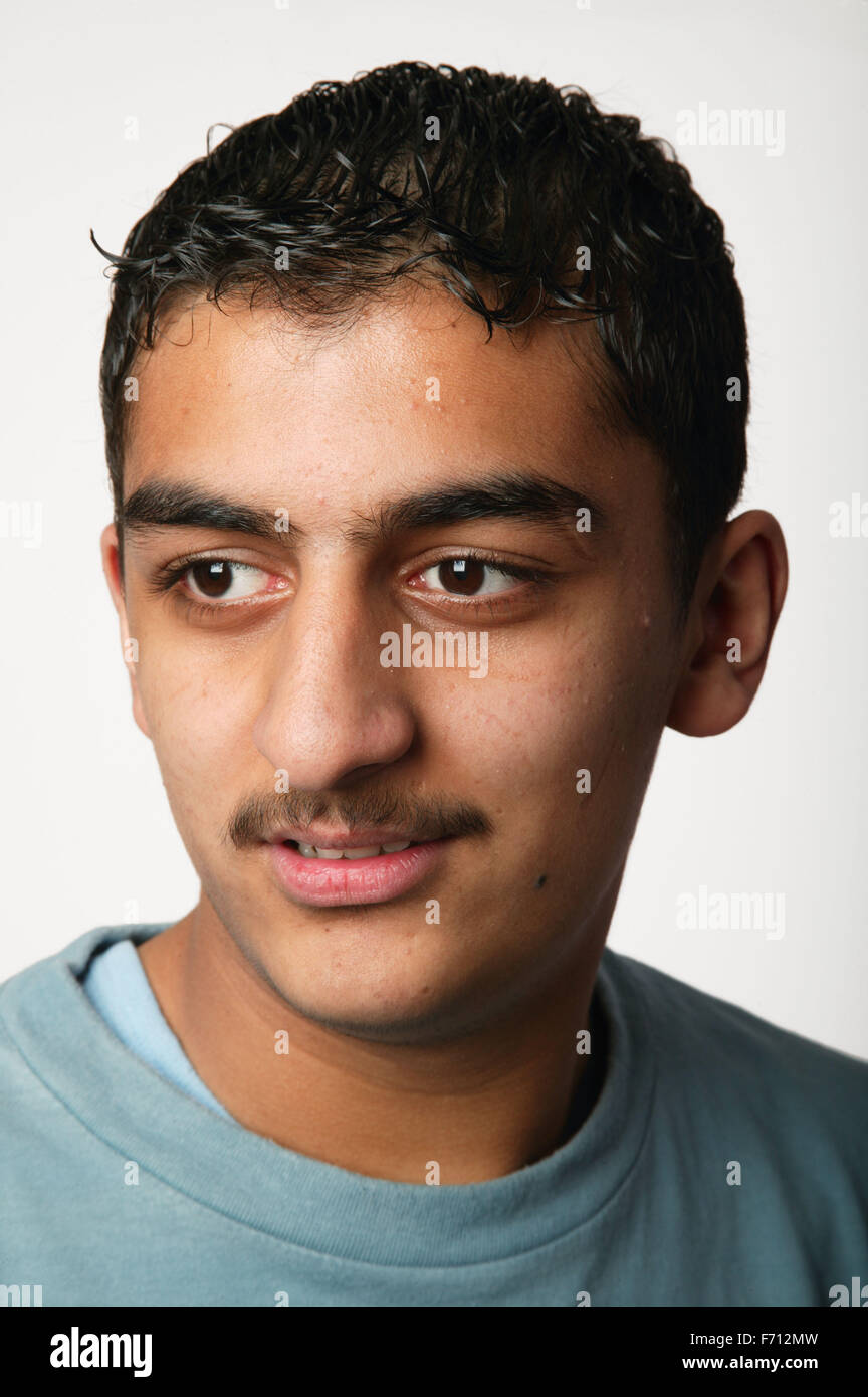 Portrait of a teenage boy Stock Photo - Alamy
