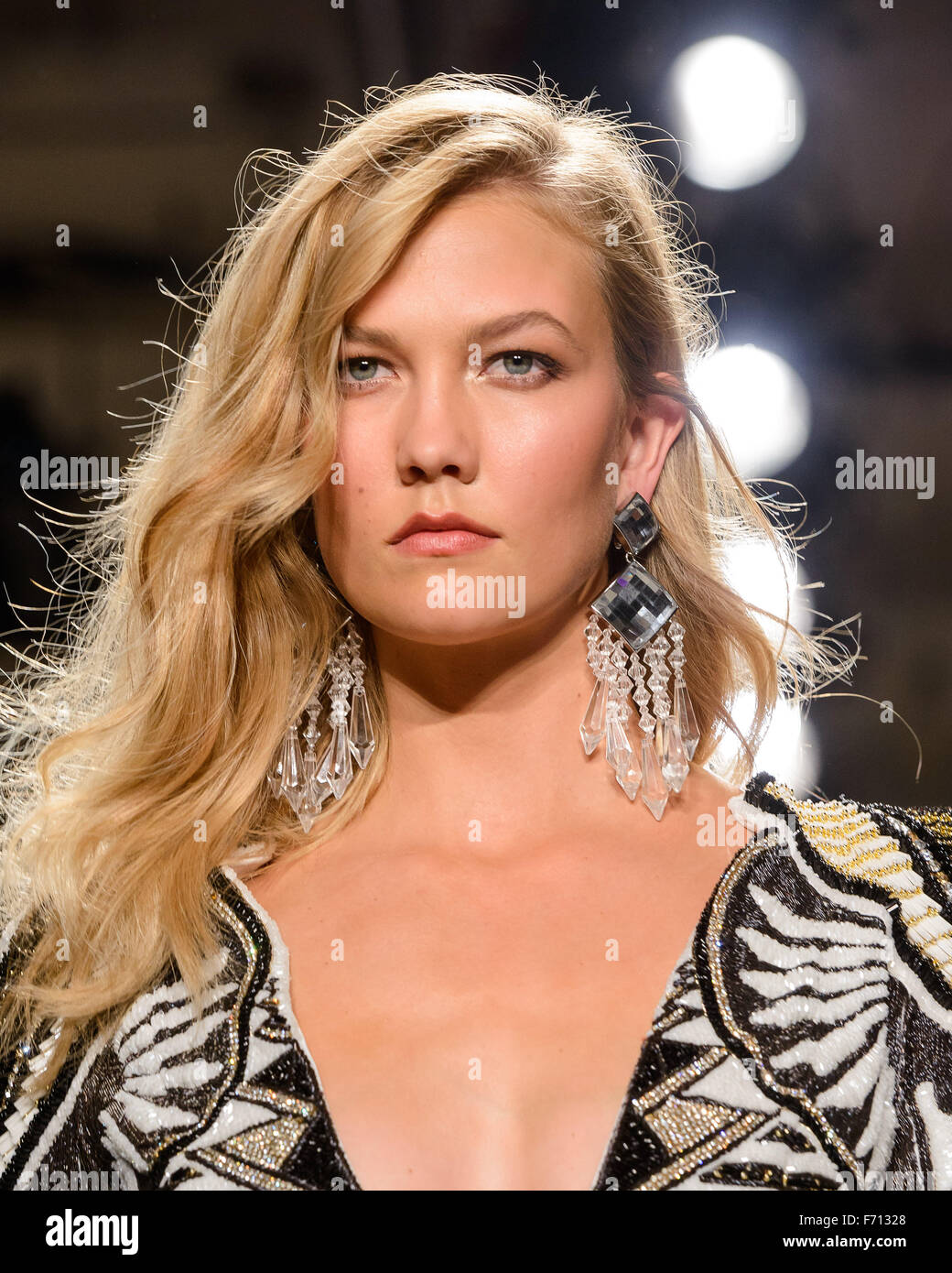 Balmain x H&M collection launchat 23 Wall St in Manhattan Featuring