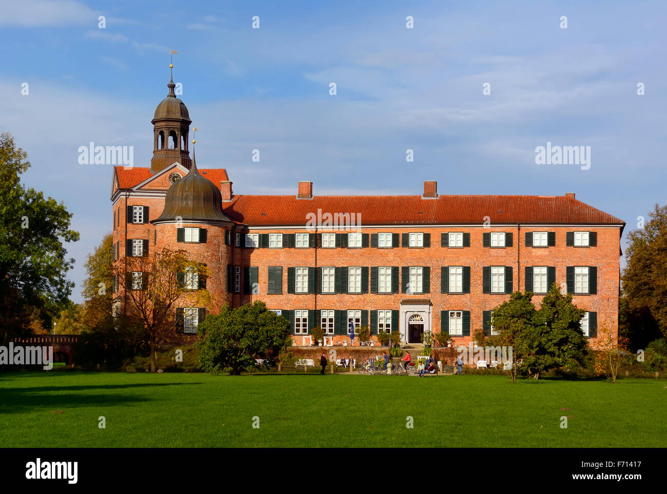 Palace and park Eutin, Schleswig-Holstein, Germany Stock Photo