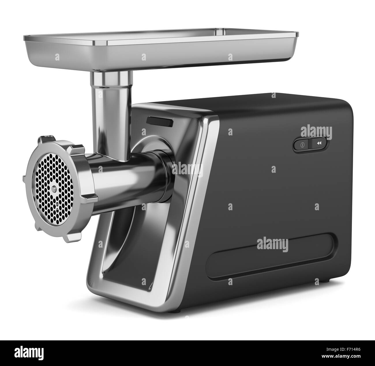 electric meat grinder isolated on white background Stock Photo Alamy