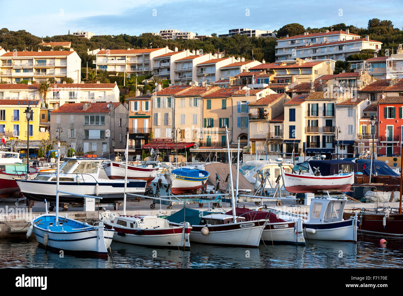 Sailing and fishing boats in the port of Cassis Cote D'Azur France Stock  Photo - Alamy