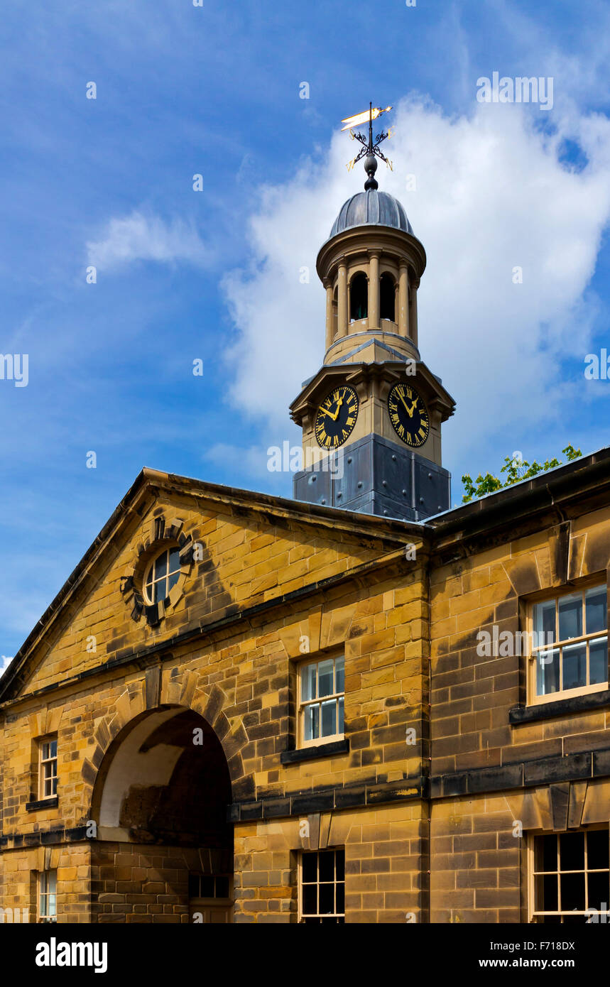 Clock tower at Nostell Priory a Palladian house near Wakefield in West