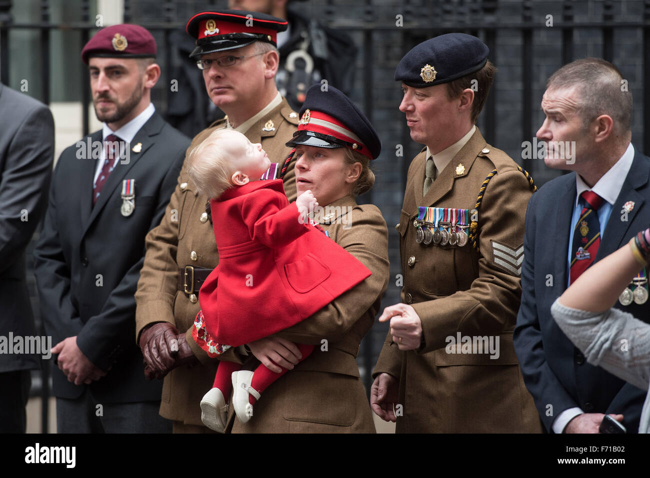 National Poppy Appeal 2015 launch and photocall held at 10 Downing ...