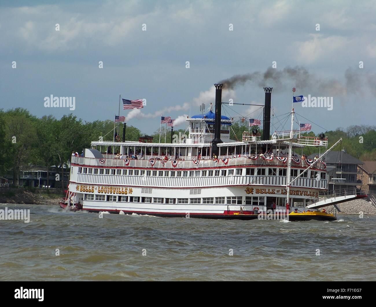 Bell of Louisville on Ohio River Stock Photo - Alamy