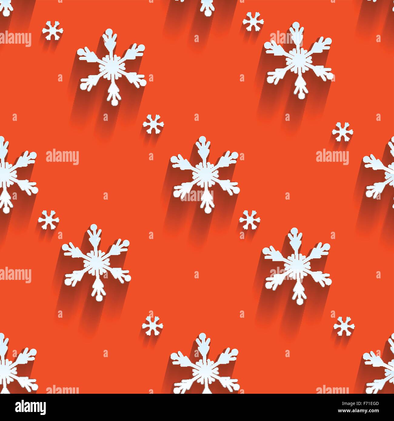 Seamless pattern with snowflakes Stock Vector Image & Art - Alamy