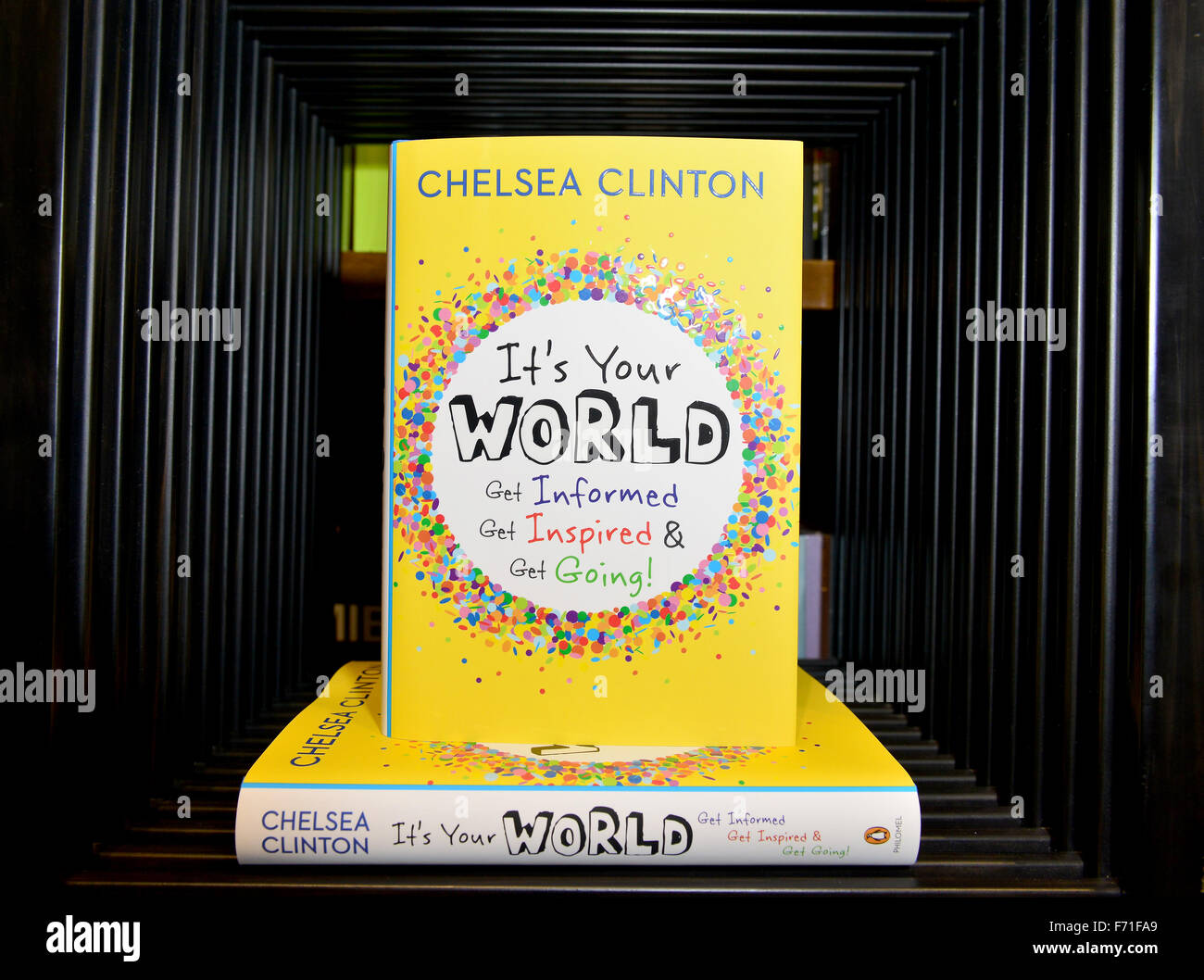 Chelsea Clinton signs copies of her new book 'It's Your World Get