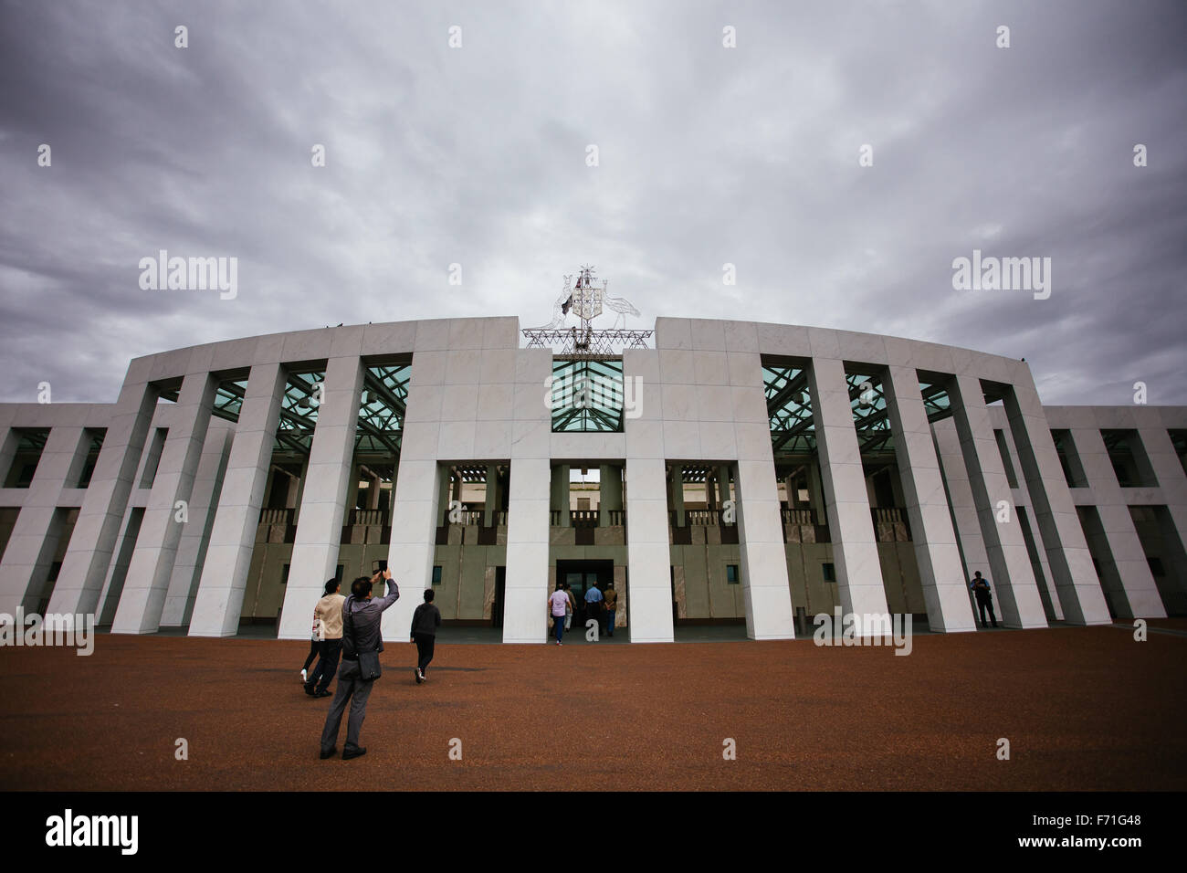 Parliament House tourist Australia Stock Photo