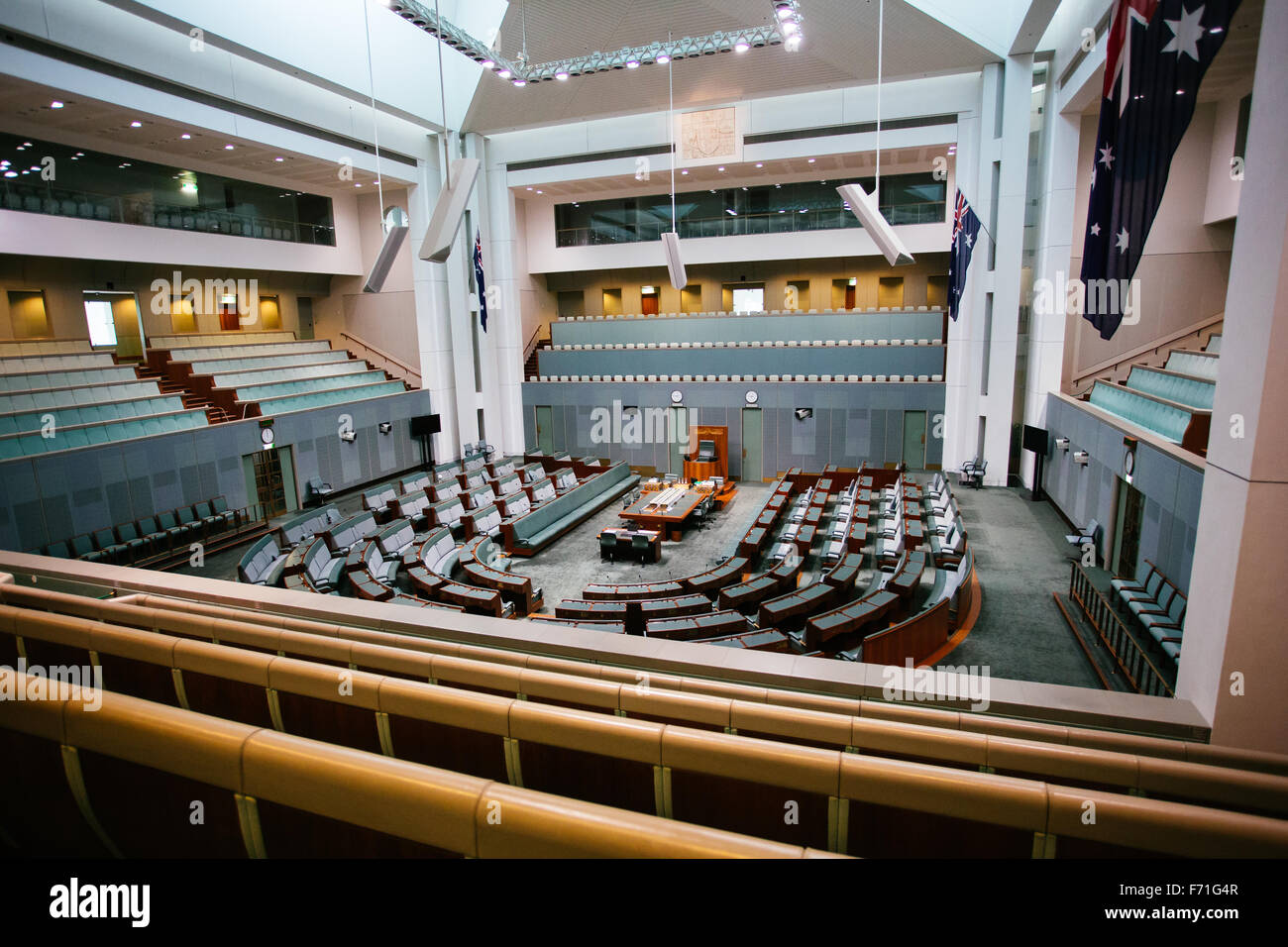 Inside Canberra Parliament House Senate Stock Photo Alamy   Inside Canberra Parliament House Senate F71G4R 