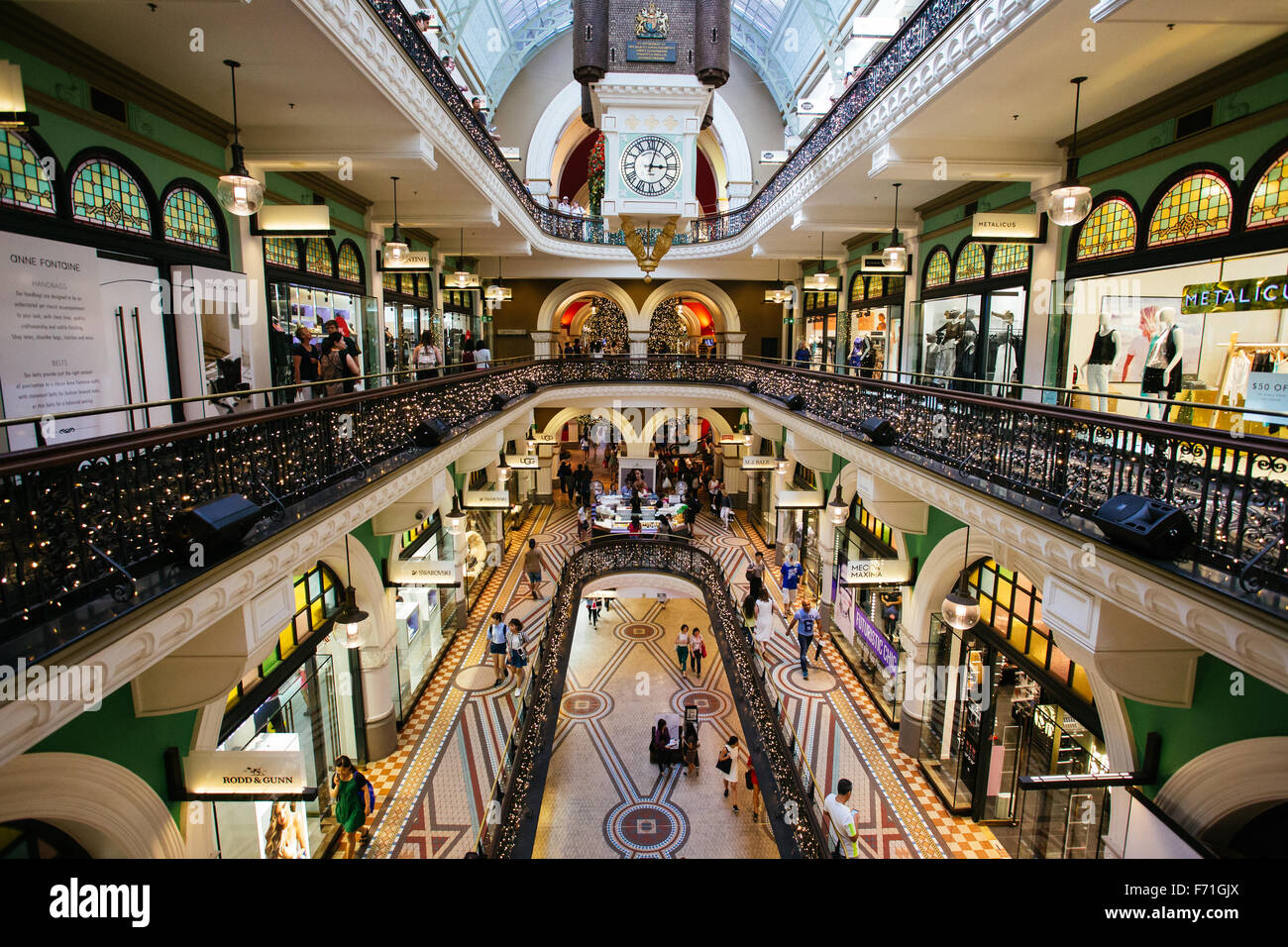 Queen Victoria Building australia Stock Photo