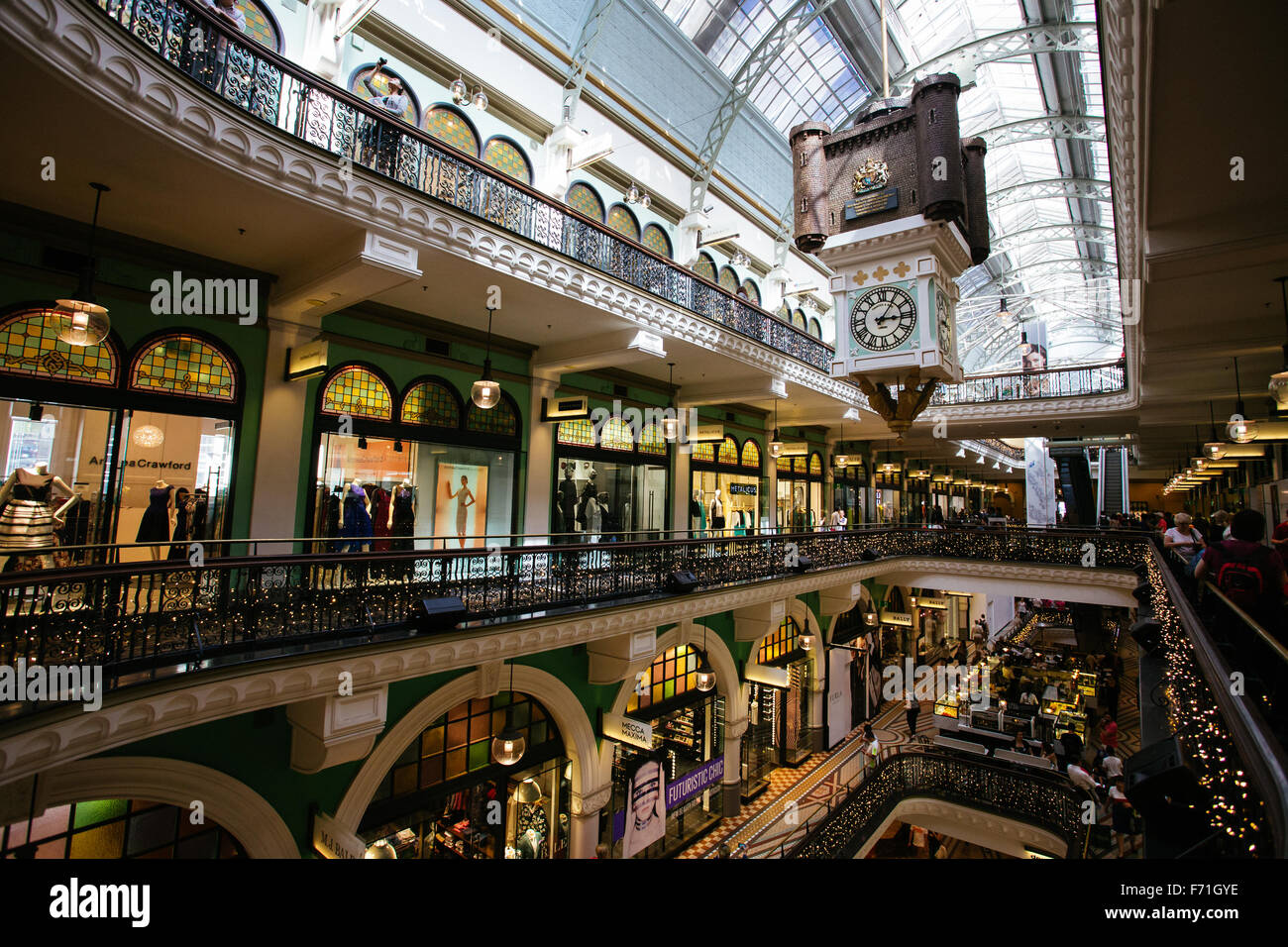Australia Queen Victoria Building Stock Photo Alamy