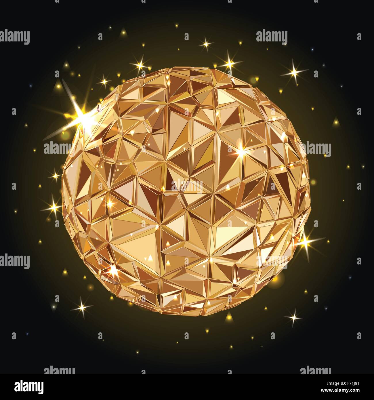 Geometric Disco ball Stock Vector Image & Art Alamy
