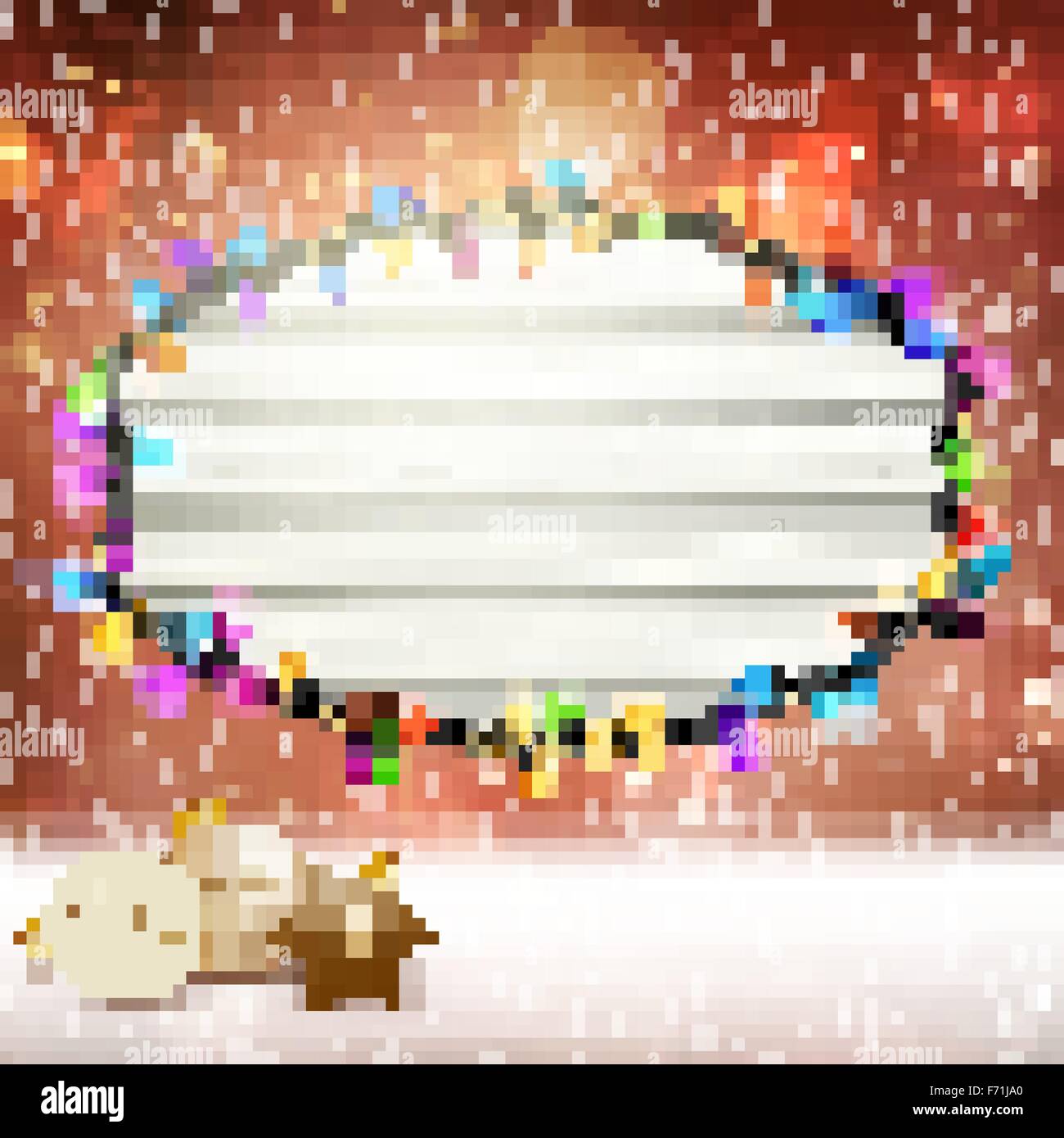Glowing White Christmas Lights. EPS 10 Stock Vector Image & Art - Alamy