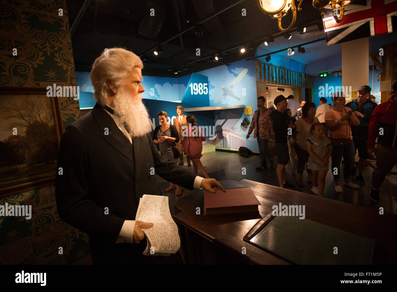 inside madame tussauds wax figure museum Sydney Stock Photo Alamy
