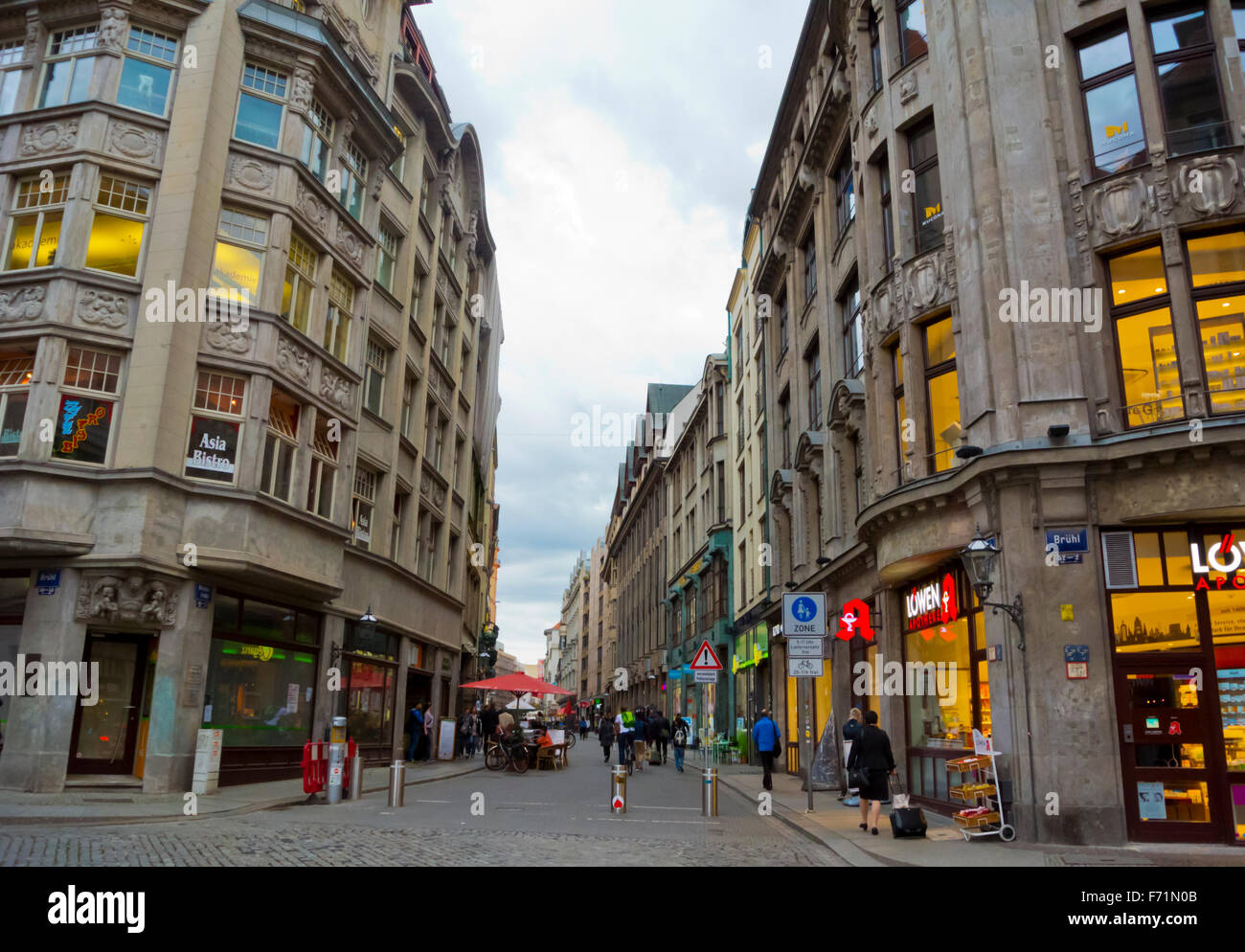 Germany leipzig street scene hi-res stock photography and images - Alamy