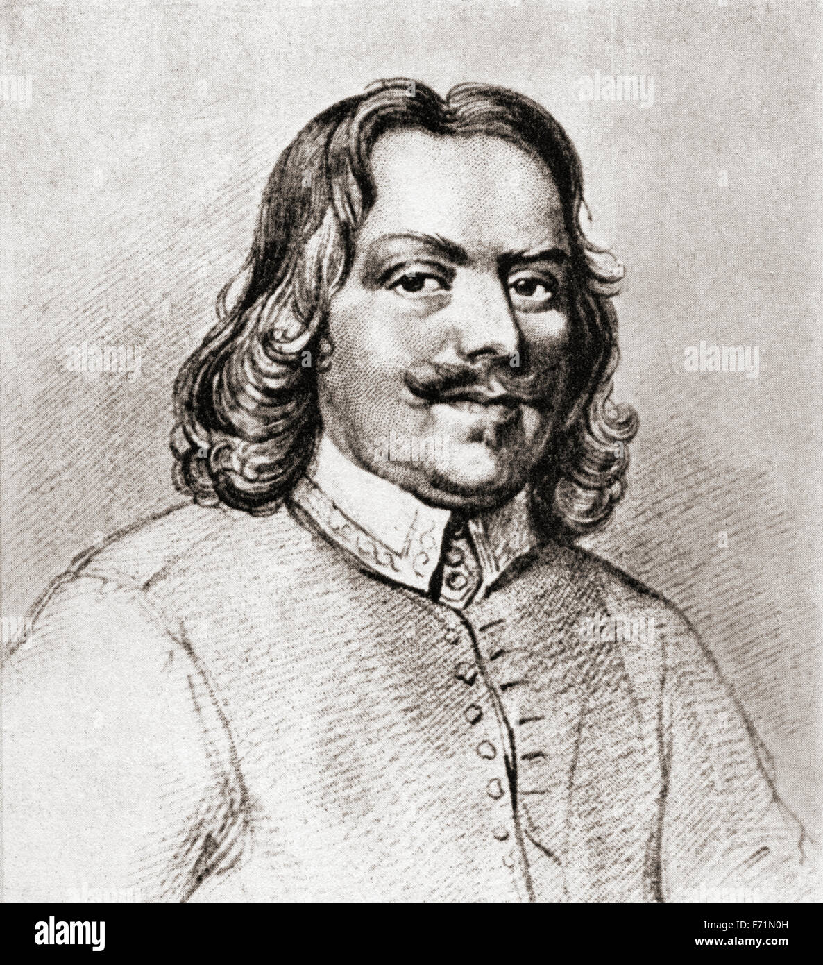 John Bunyan,  1628 – 1688.  English writer and Baptist preacher. Stock Photo