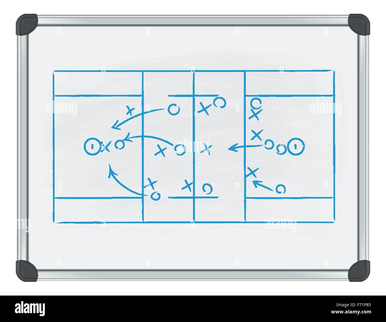 lacrosse tactic on whiteboard Stock Vector Image & Art Alamy
