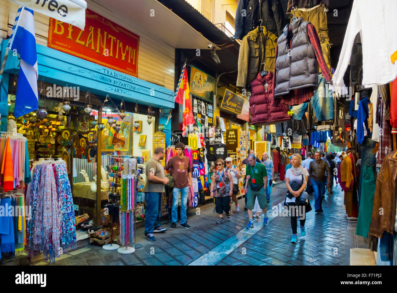 Monastiraki flea market, Athens, Greece Stock Photo 90394138 Alamy