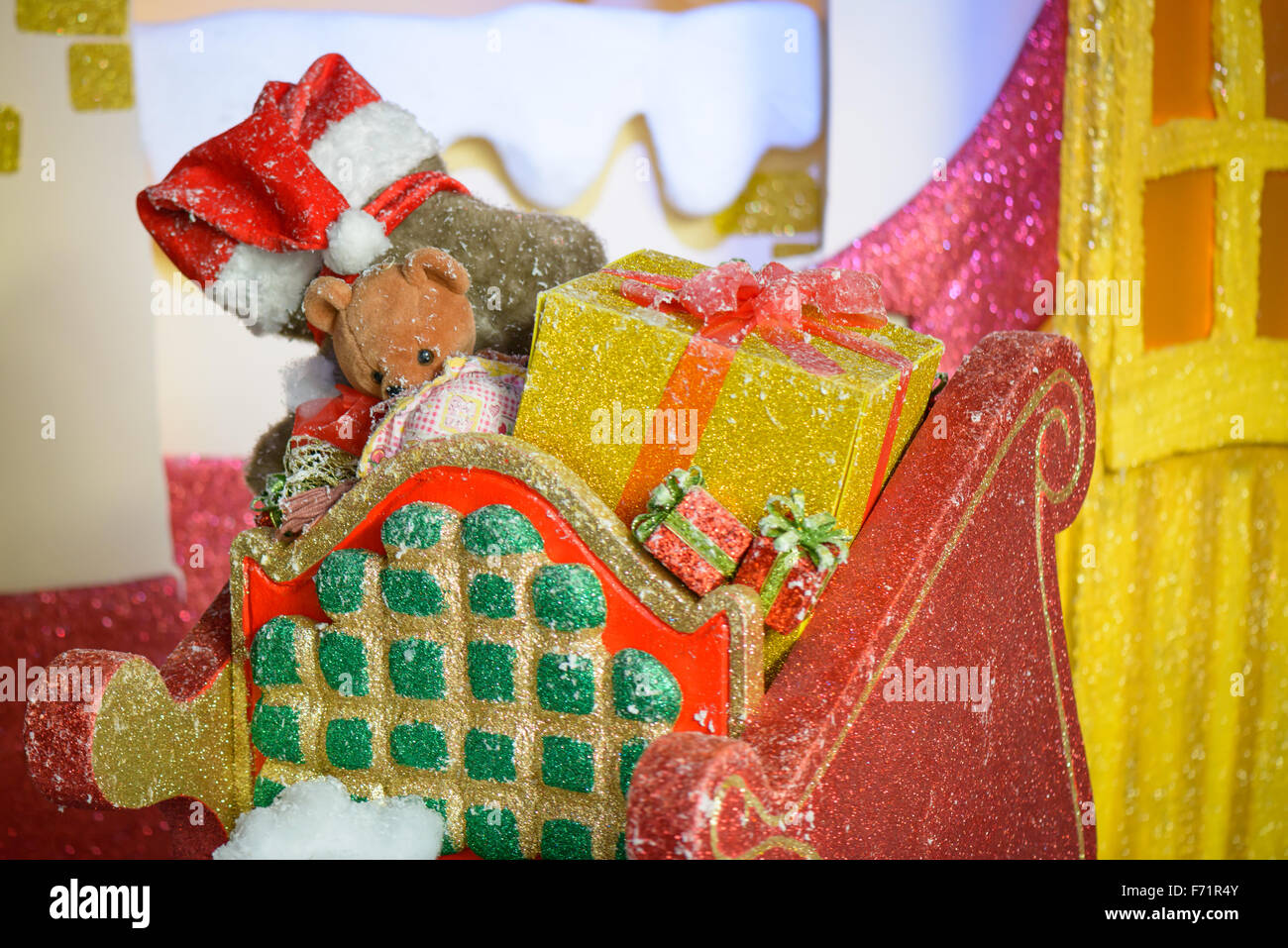 nice and colorful little decorations for Christmas Stock Photo Alamy