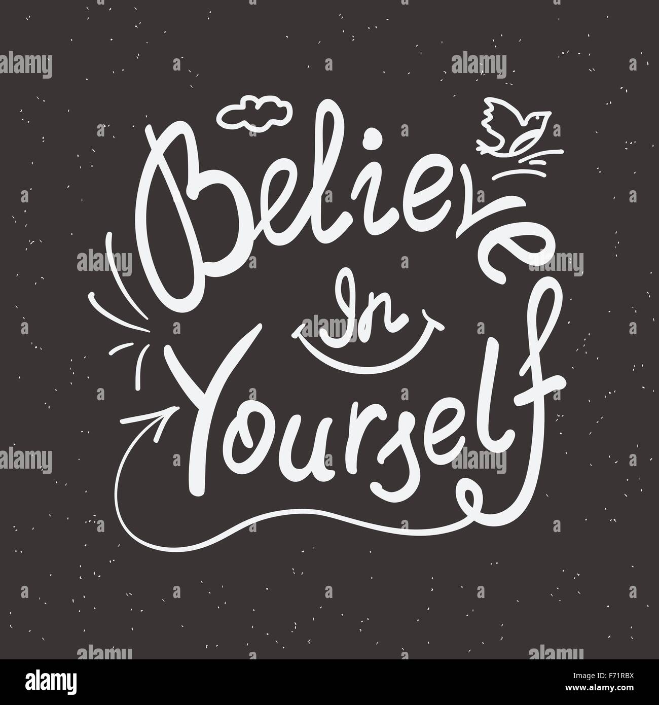 Enjoy yourself quote sign typography Royalty Free Vector