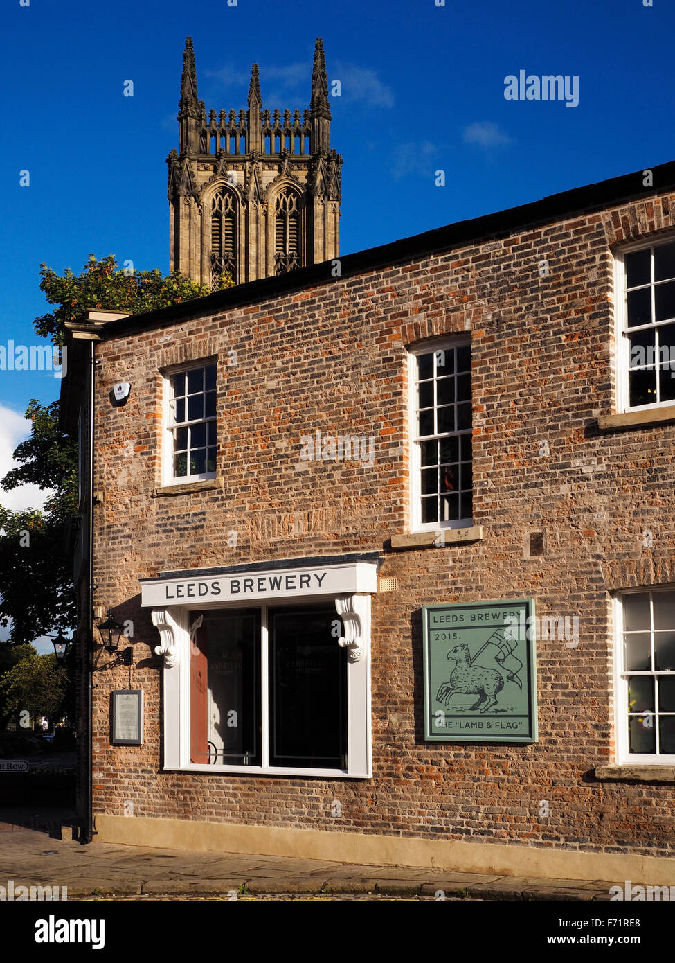 The Lamb and Flag Restored Leeds Brewery Pub on Church Row in Leeds