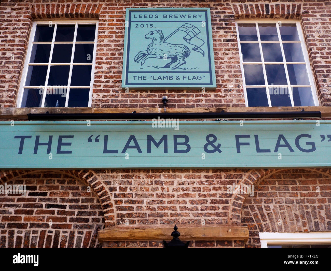 The Lamb and Flag Restored Leeds Brewery Pub on Church Row in Leeds