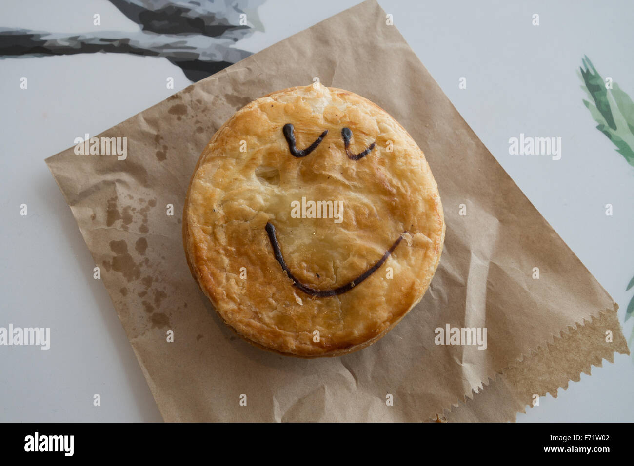 meat pie Australia Stock Photo