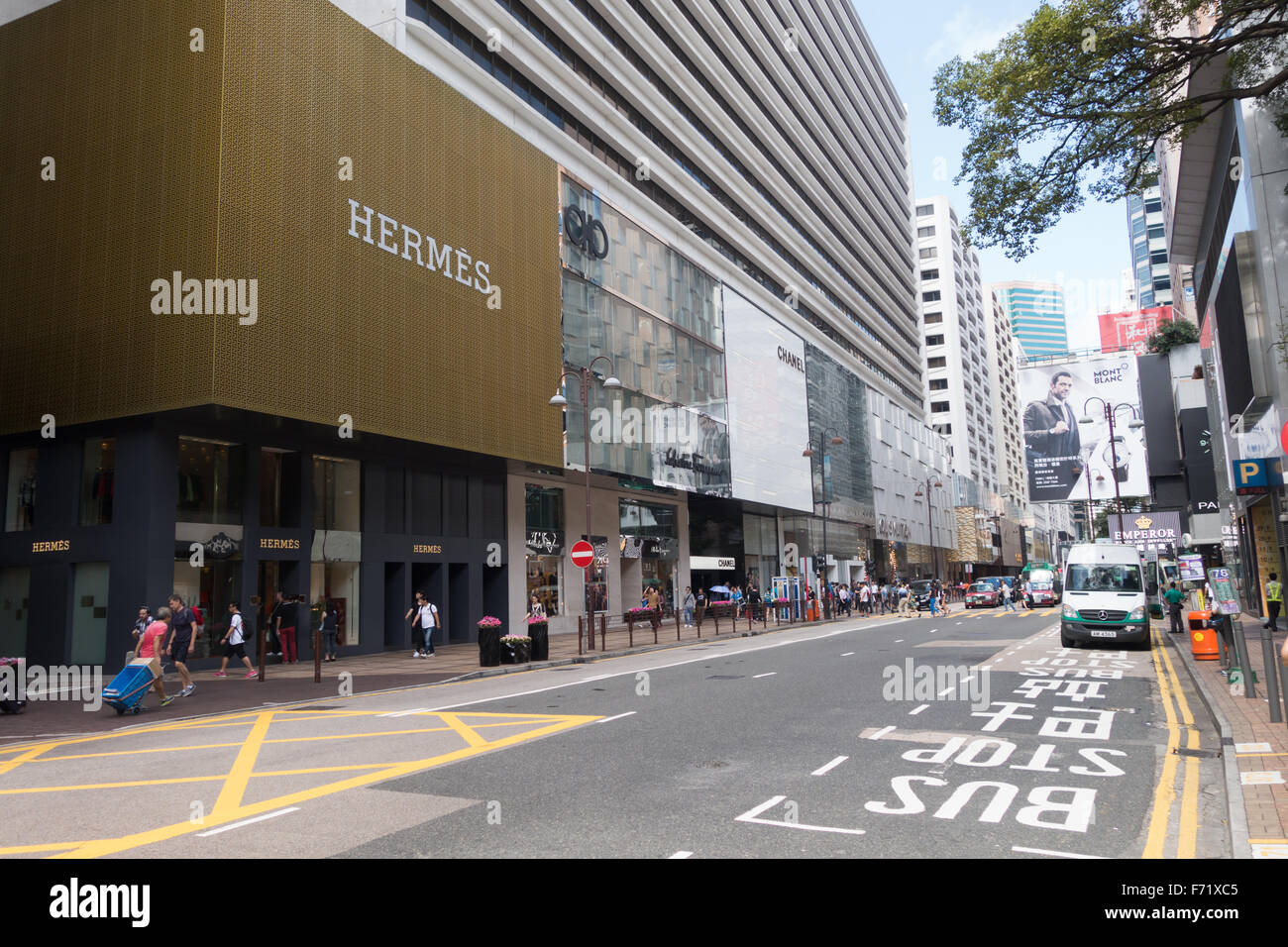 fashion shopping hong kong canton road Stock Photo - Alamy