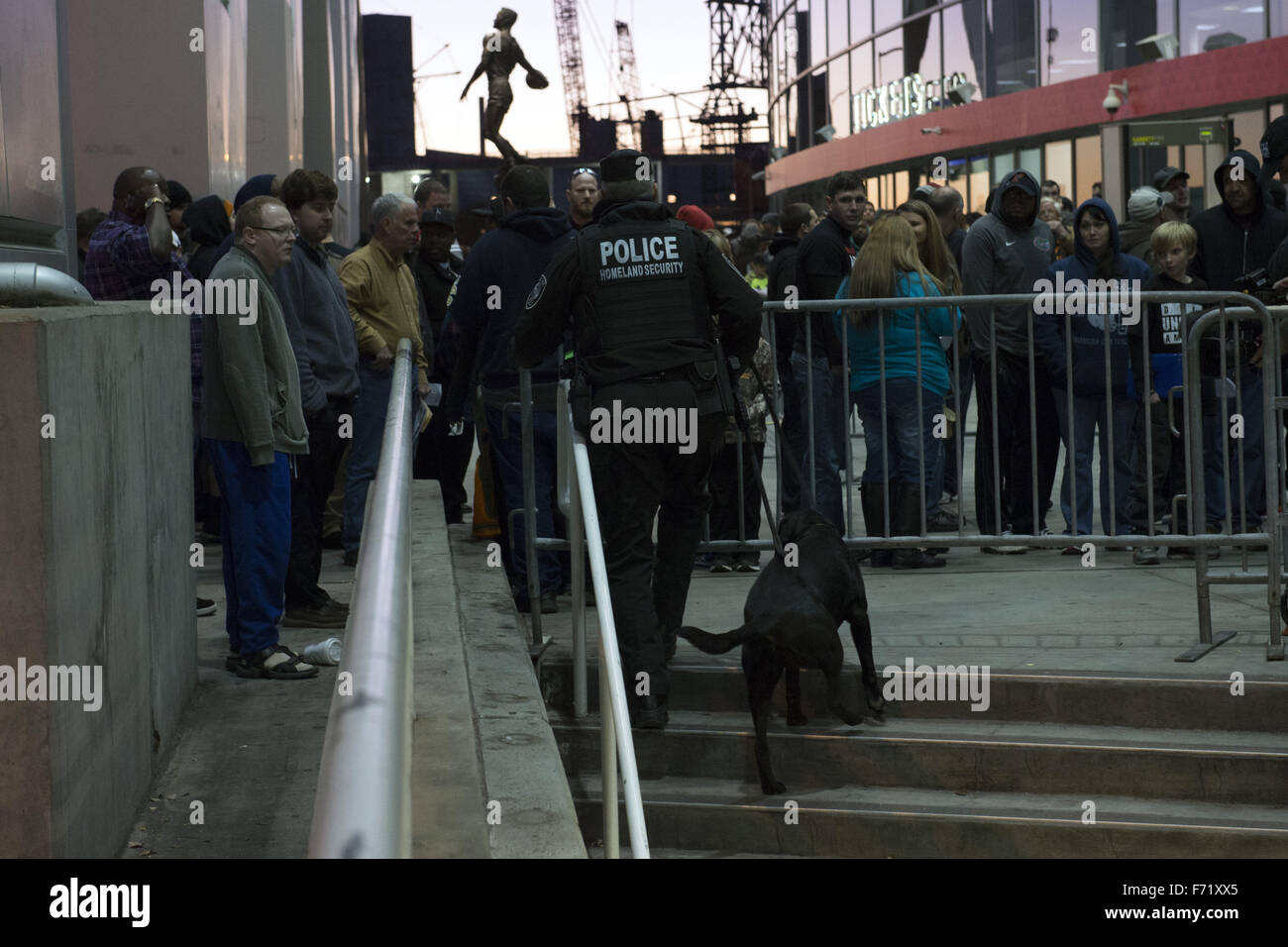 Nov. 22, 2015 - Atlanta, GA - Department of Homeland Security officers