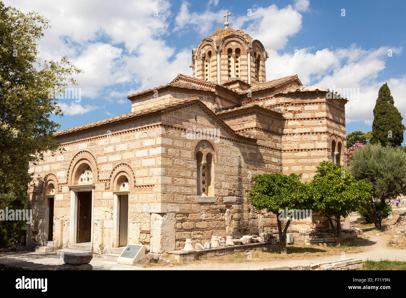 Church of the Holy Apostles, also known as Holy Apostles of Solaki, Ancient Agora of Athens, Athens, Greece Stock Photo