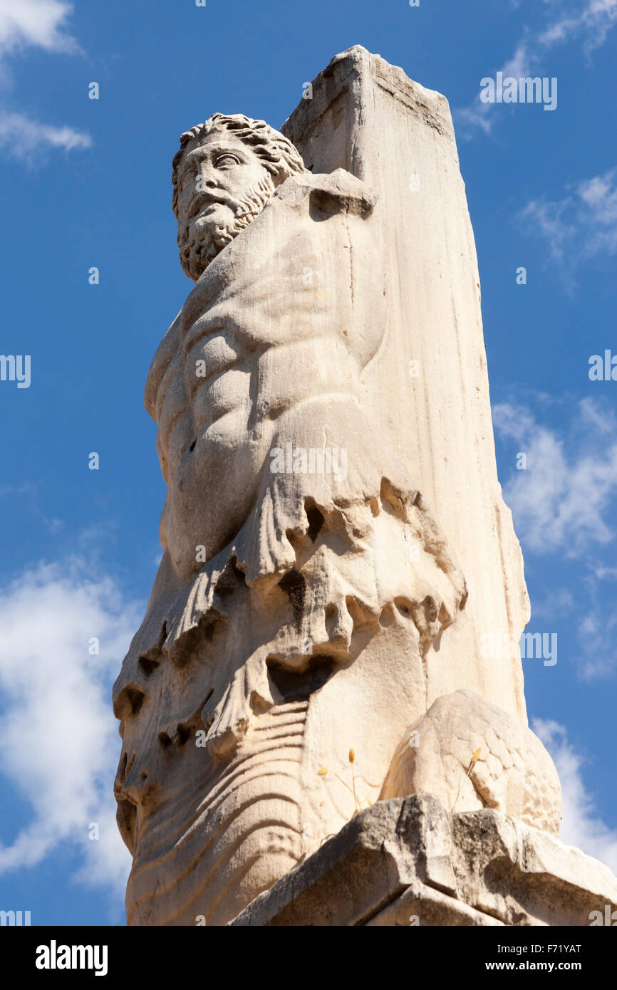 Statue in the Palace of the Giants, Ancient Agora of Athens, Athens