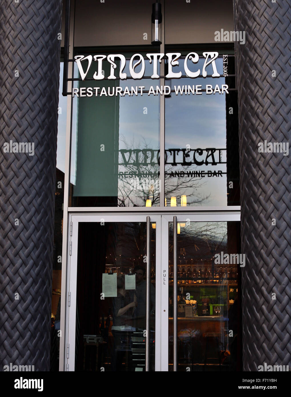 Vinoteca restaurant & wine bar, King's Cross, London Stock Photo Alamy