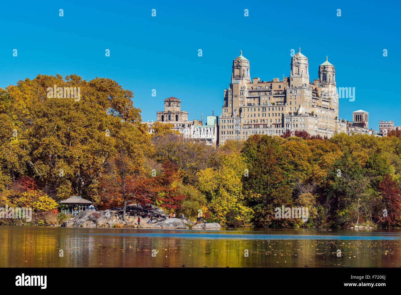 Fall foliage at Central Park, Manhattan, New York, USA Stock Photo - Alamy