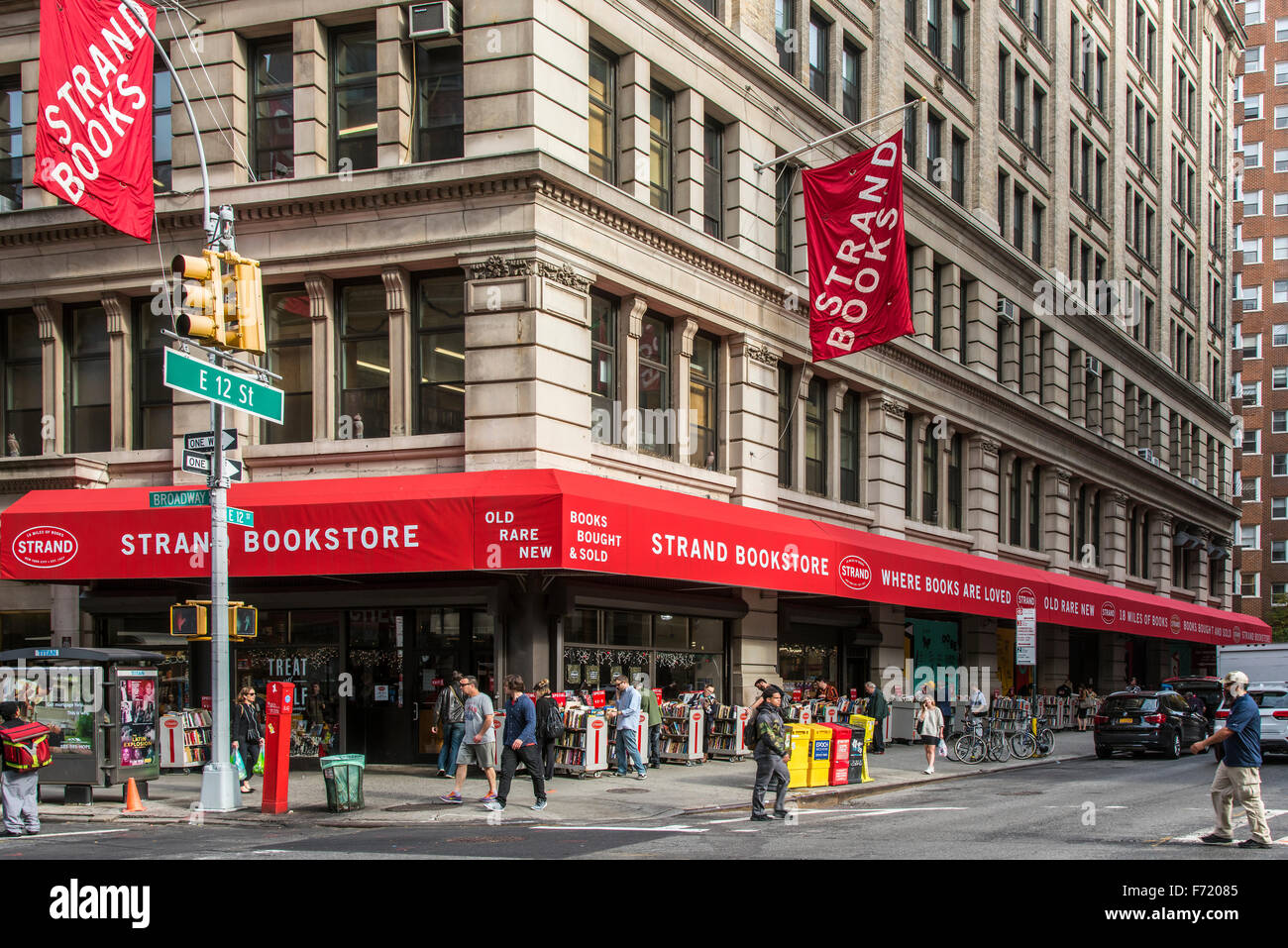 Strand Bookstore, East Village, Manhattan, New York, USA Stock Photo ...