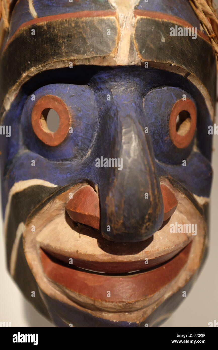 Mask with Humanoid face, The Seattle Art Museum, Seattle, Washington, USA Stock Photo Alamy